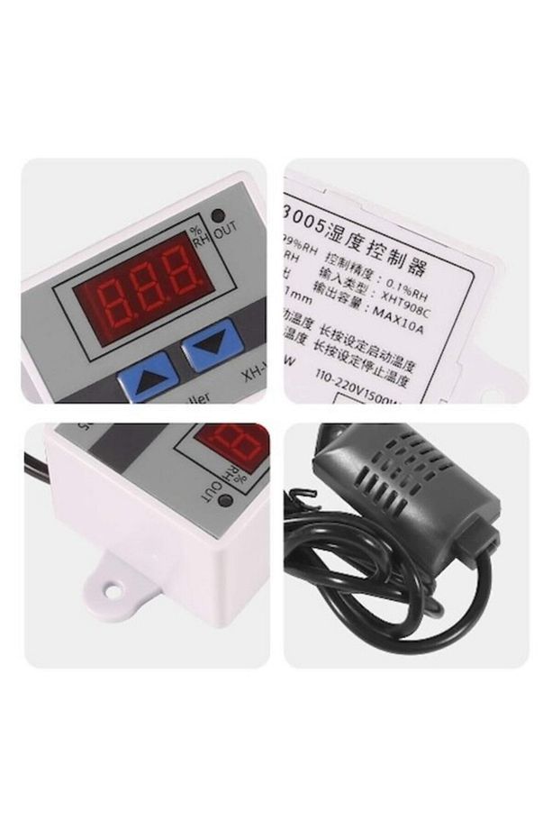 Dijital Nem Kontrol 12v Kuluçka Termostat Xh-w3005 - 4