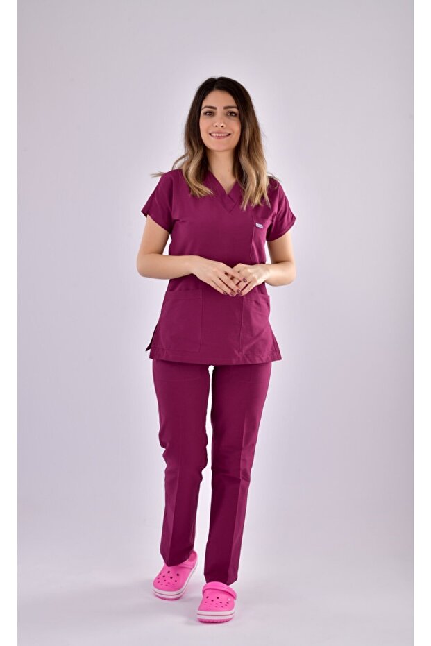 Likralı Mor Takım - 1