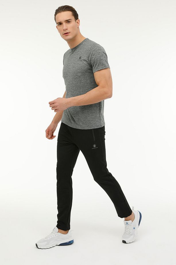 M-ct121 Basıc Track Pant Siyah Erkek Eşofman Altı - 3