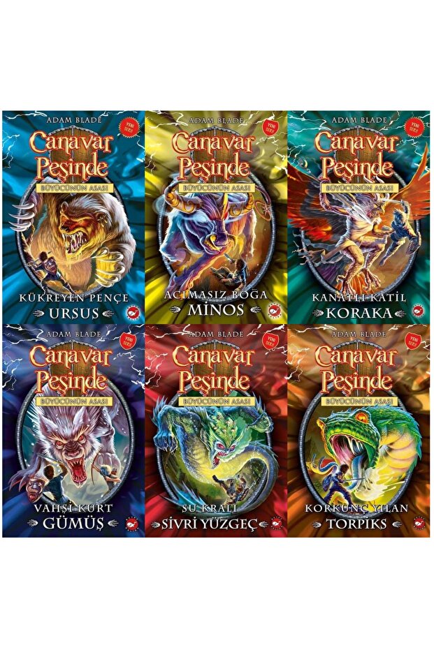 Canavar Peşinde 49-50-51-52-53-54 Books Set of 6
