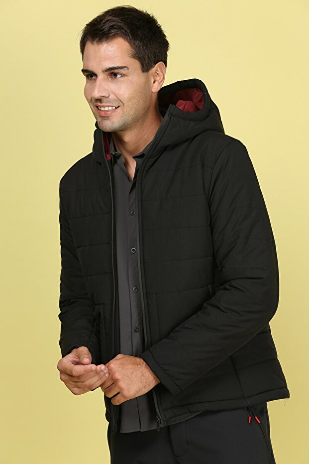 Erkek Mont - Siyah - 3