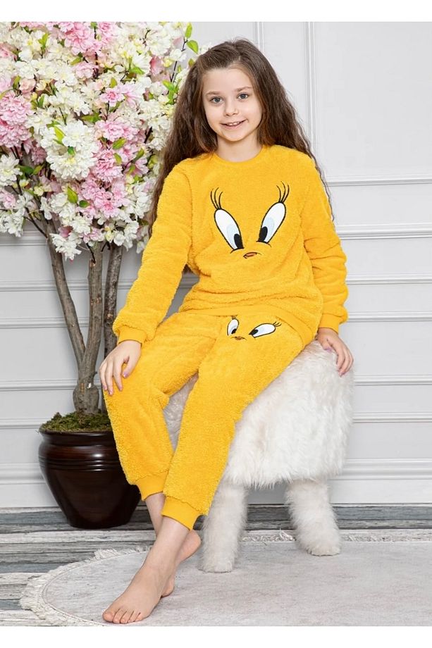 Çocuk Welsoft Tweety Pijama Takımı - 4