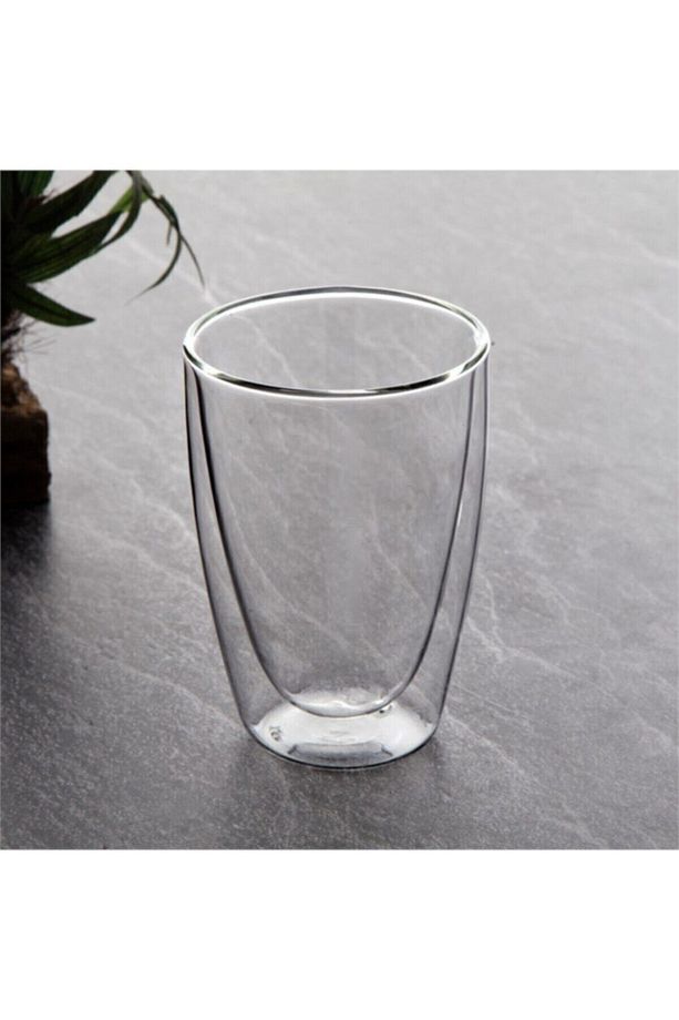 2 Adet Yenitasarım Çift Cidarlı Bardak 350ml 2 Adet - 3