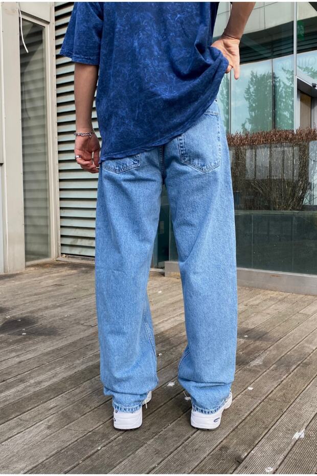 Mavi Baggy Pantolon - 3