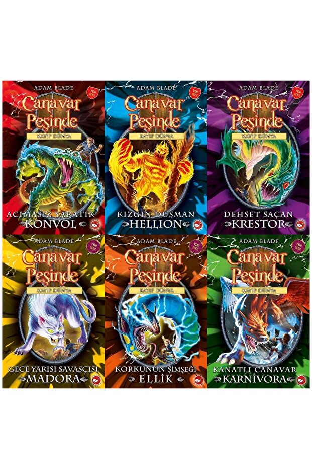 Canavar Peşinde 37-38-39-40-41-42. Books Set of 6