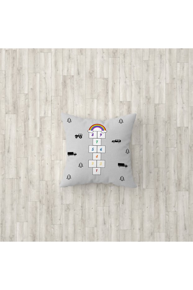 Rainbow Children's and Baby's Room 3-Piece Throw Pillow Cover Tlakr-111