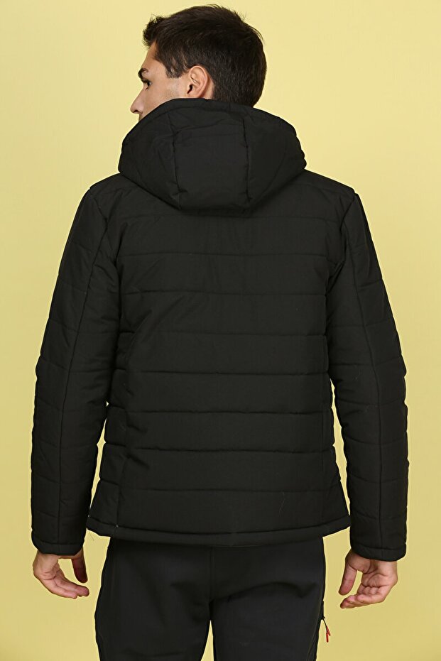 Erkek Mont - Siyah - 5