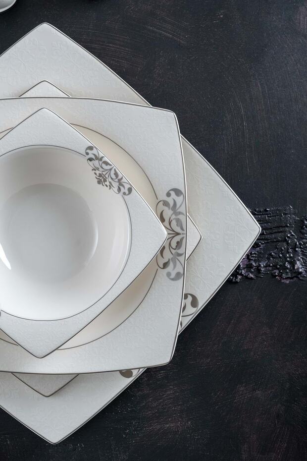 Beyond 60 Parça 0345 Kare Yemek Takımı - 2