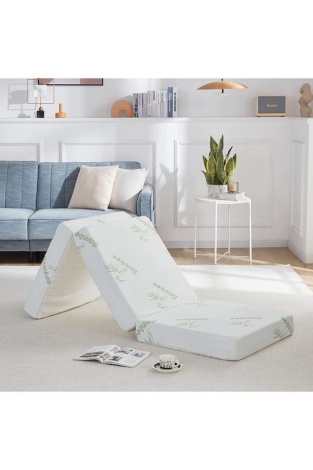 Bamboo Tek Kişilik Katlanabilir Visco Yatak - 1
