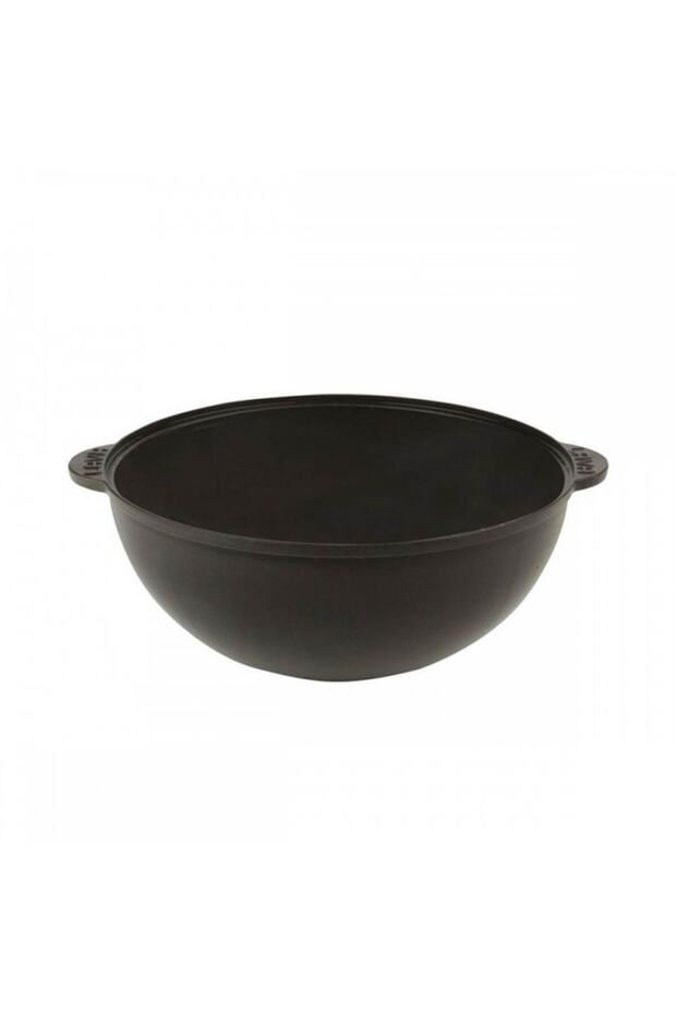 وعاء / وعاء دائري مصبوب بمقبض صلب 28 سم - 1