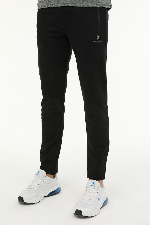 M-ct121 Basıc Track Pant Siyah Erkek Eşofman Altı - 1