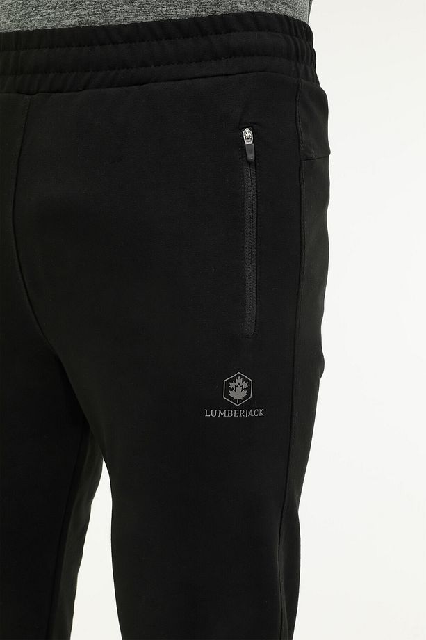 M-ct121 Basıc Track Pant Siyah Erkek Eşofman Altı - 4
