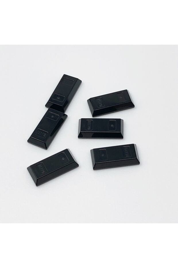 Orjinal Aksesuar Moc Custom Minifigür Minifigure Ingot Altın Külçe Siyah 4 Adet Gönderilecek - 1