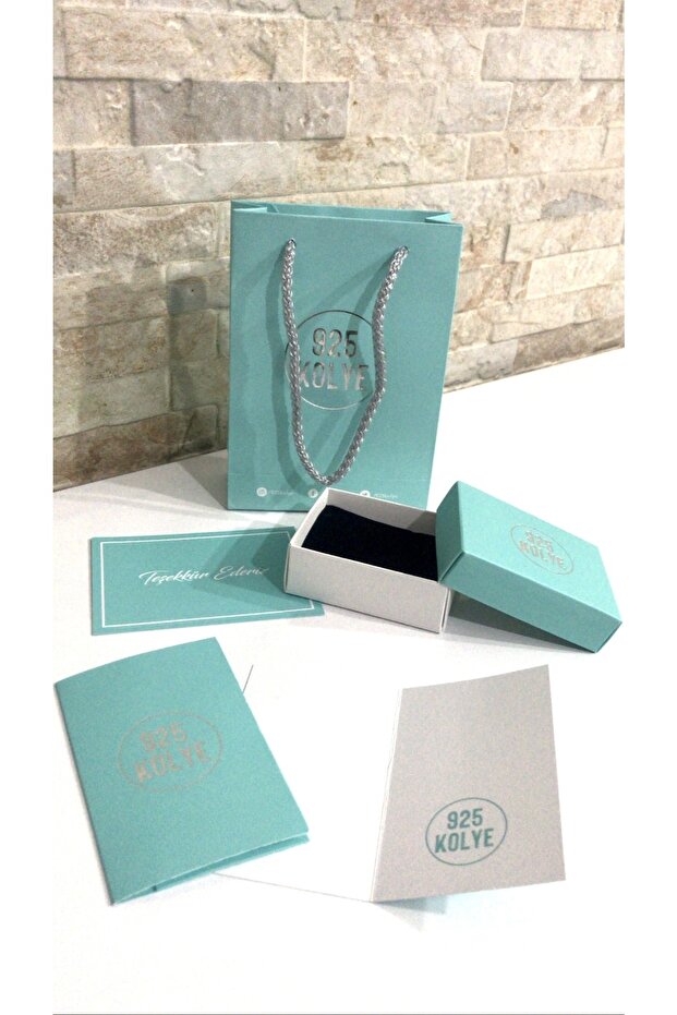 Rose Rengi Minimal Kar Tanesi Kolye 925 Ayar Gümüş - 3