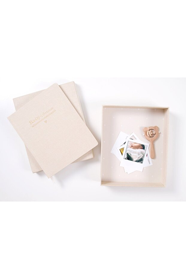 Bebek Anı Defteri - Linen - 6