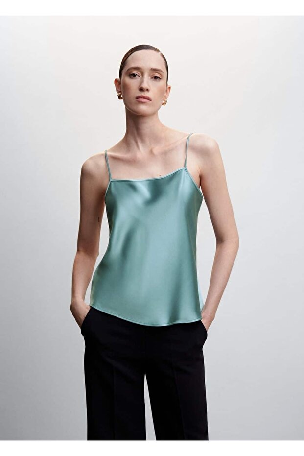 Saten Dantel Bluz - 3