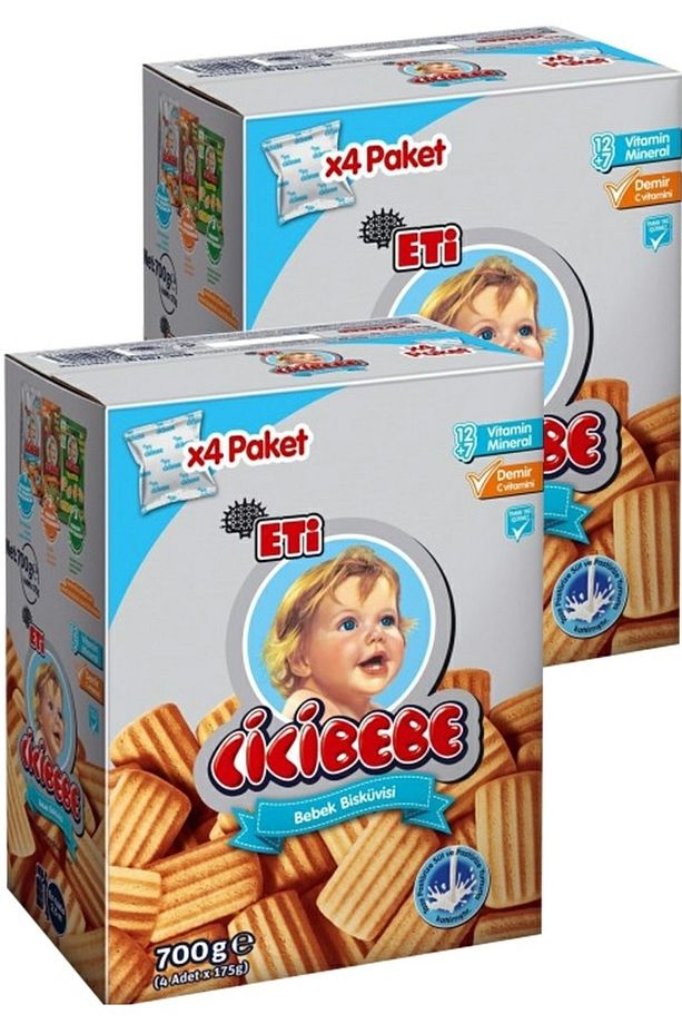 Cicibebe Bebek Bisküvisi 700 gr x 2 Adet - 1