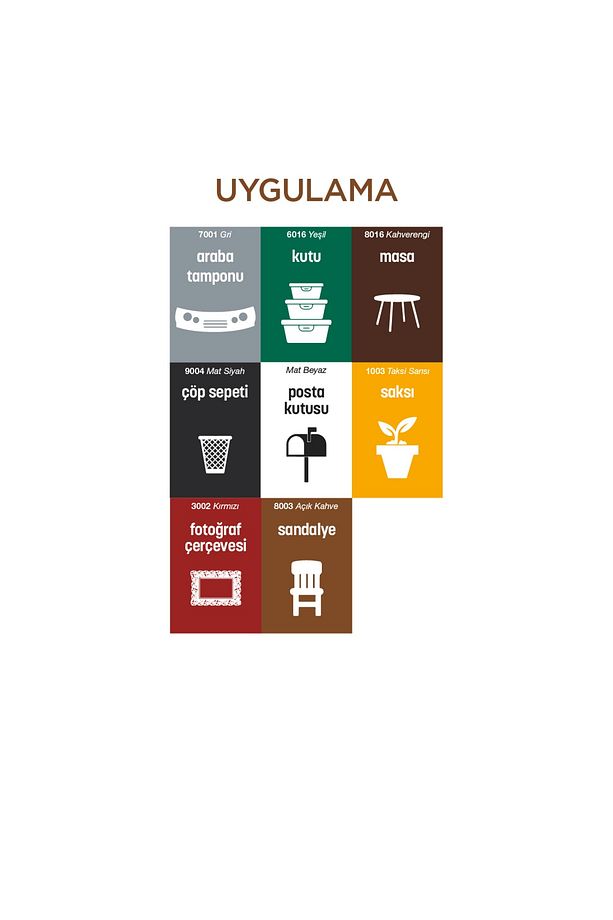 Plastik Yüzey Açık Kahve Sprey Boya 400 Ml - 3