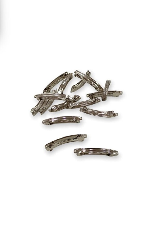 5 Cm Silver Automatic Knitting Buckle Attachment - Metal Clip - Design Buckle Attachment - 5 Pieces
