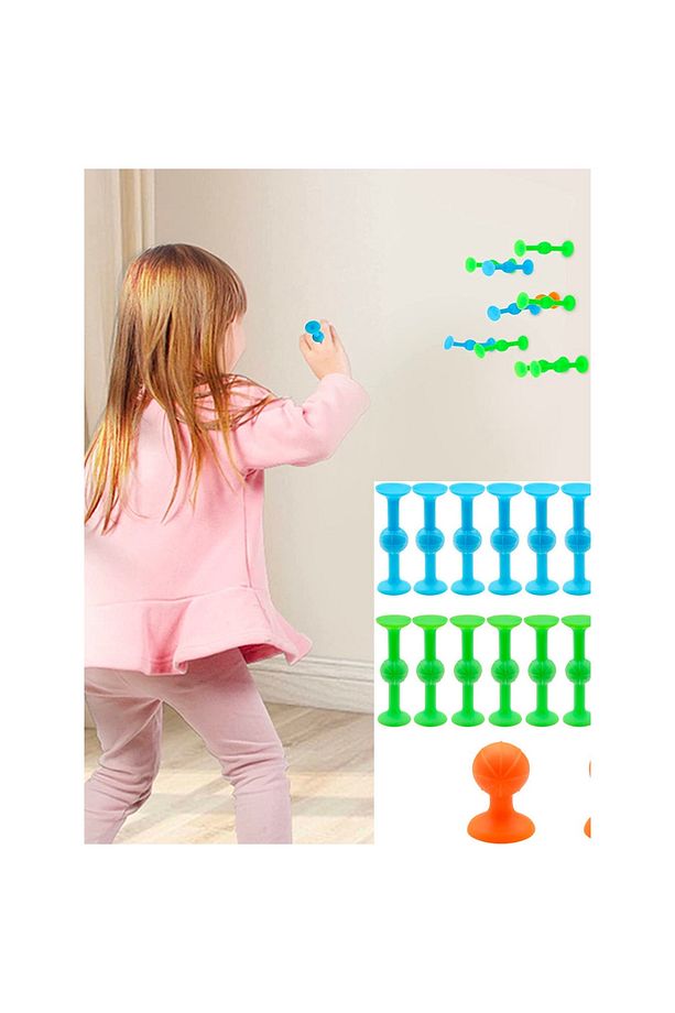 Pop Dart Vakum Molekül Oyuncak Pop Dart Oyunu 10 6 Parça Popit Dart Oyunu Duyusal Eğitici Oyuncak - 5