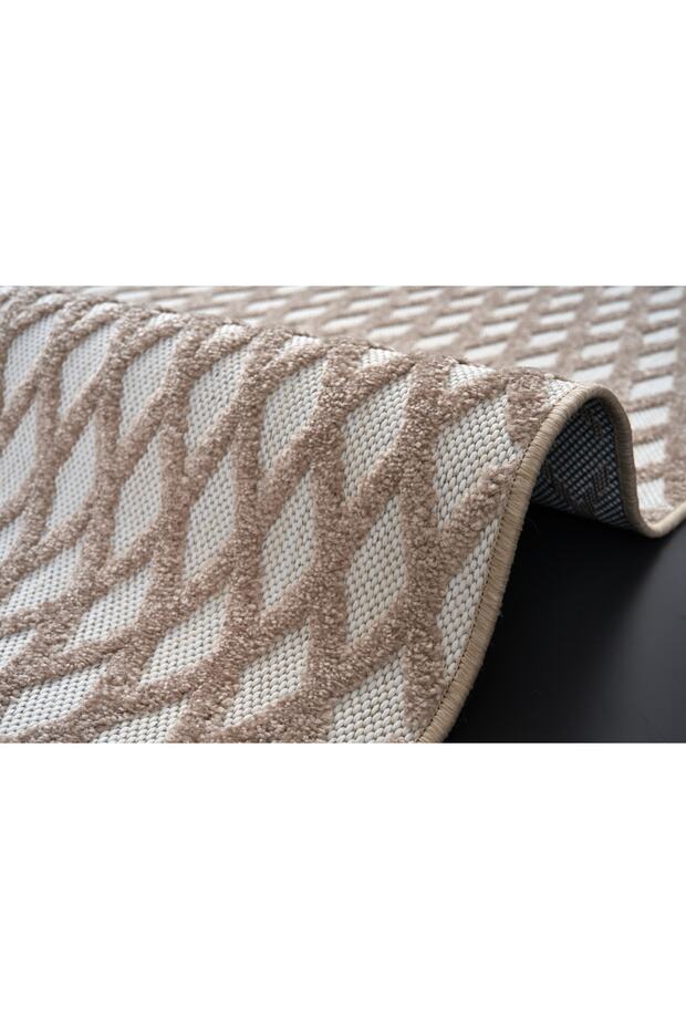 Grace Scandinavian Pattern High Low Knit Pattern Carpet Rug