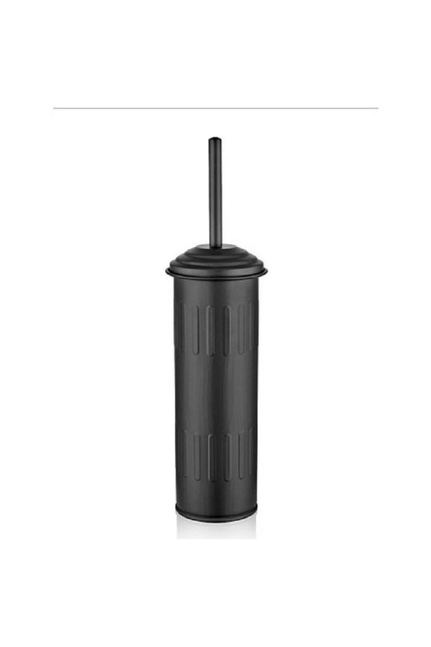 Metal 40x11cm Tuvalet Wc Fırçası Siyah Glv0295 - 1