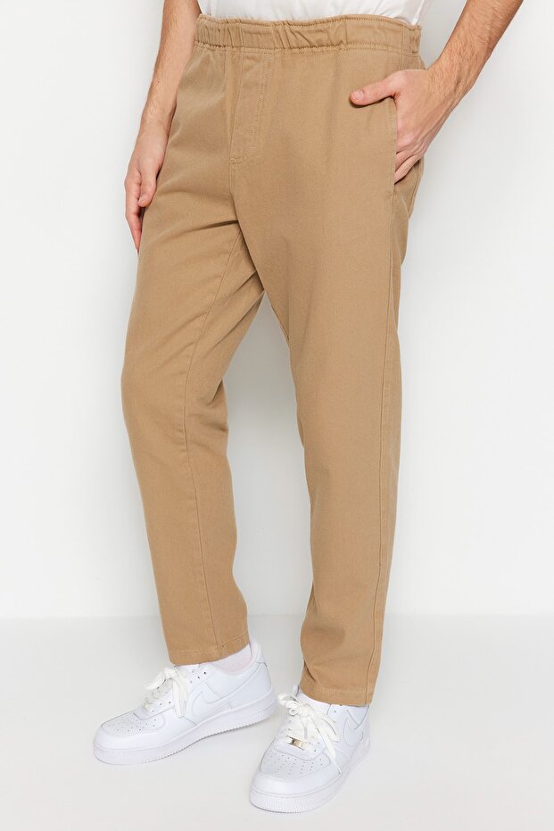 Camel Regular Fit Gabardin Pantolon TMNSS23PL00033 - 5