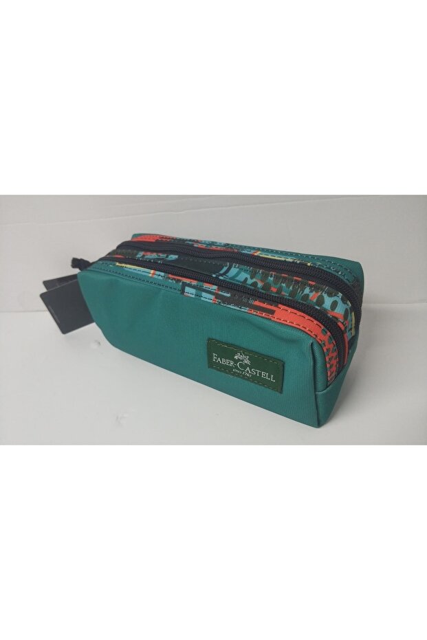 Faber Pencil Bag Round 1 Double Eyed Green