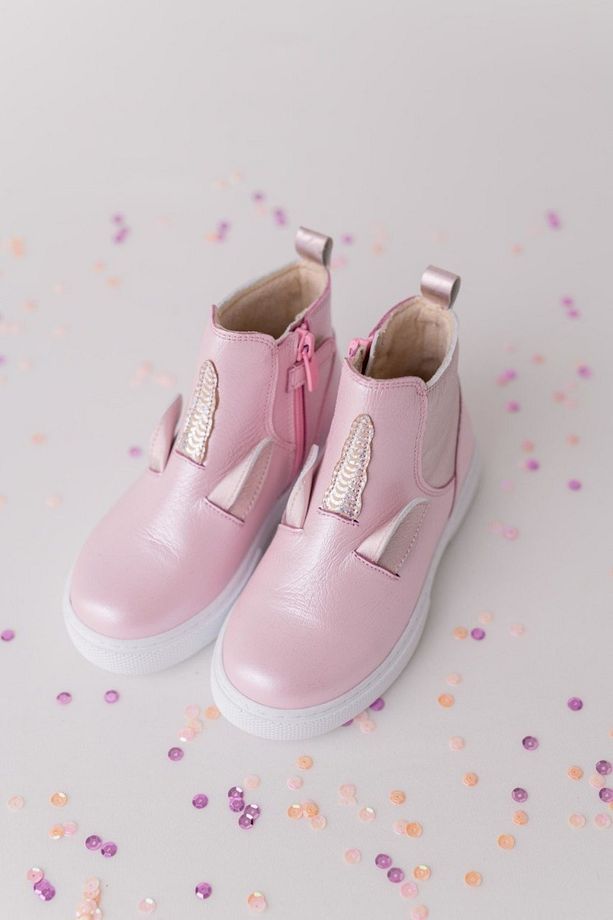 Pembe Unicorn Kız Çocuk Botu - 5