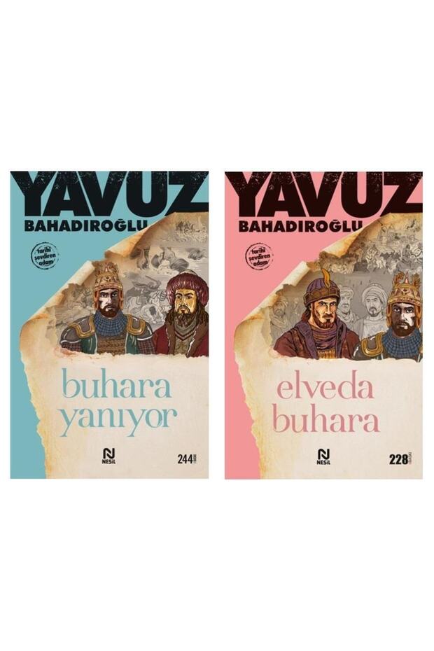 Yavuz Bahadıroğlu Buhara Yanıyor + Elveda Buhara 2 Kitap Set