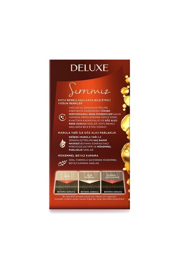 Deluxe Yoğun Renkler Saç Boyası 7-57 Tarçın Kahve - 2