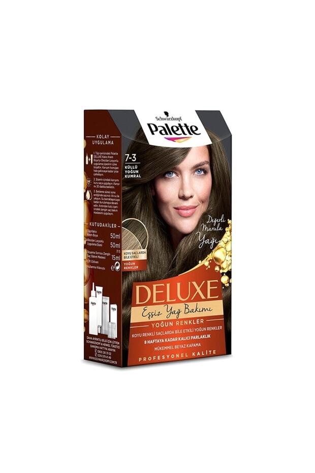 Deluxe Yoğun Renkler Saç Boyası 7-57 Tarçın Kahve - 3