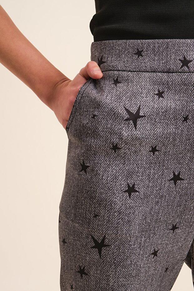 Baskılı Pantolon - 2