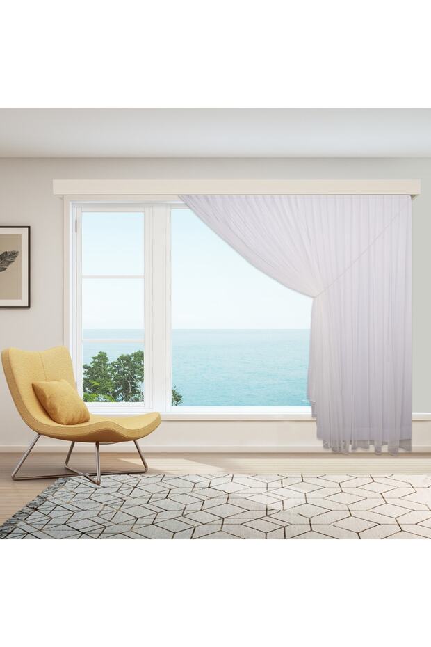 Single Wing Pasta Striped Skirts Leaded 1-3 Close Pleat Double Breasted Tulle Curtain