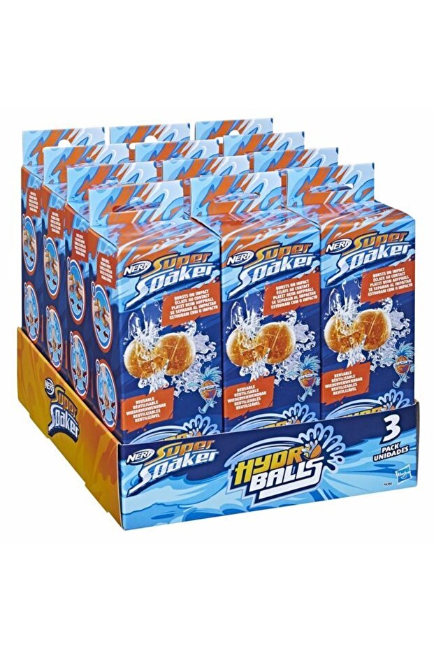 Super Soaker Su Topları 3'lü F6392 - 4