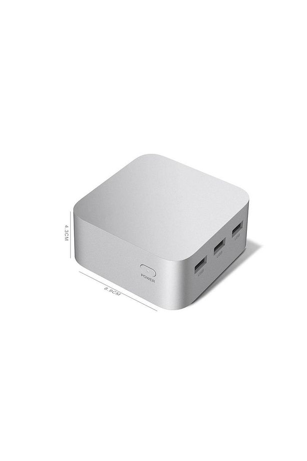 Silverport Intel Celeron N100 Cpu 8gb Ram 128gb W11 Pro 2xlan 3xhdmı 2.0 Wifi 6 Mini Pc - 1