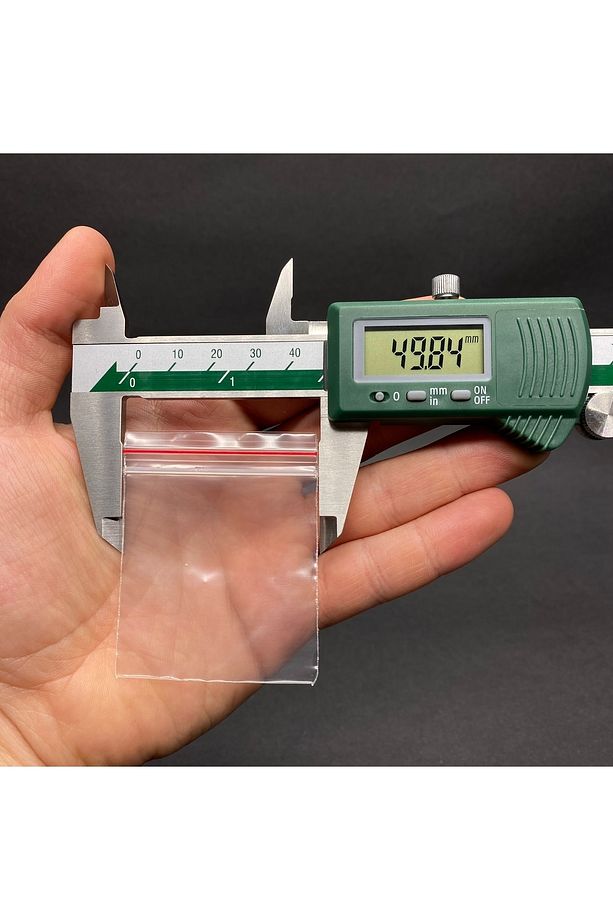 Kilitli Poşet 5 Cm X 6 Cm - Kilitli Torba 100 Lü Paket - 1