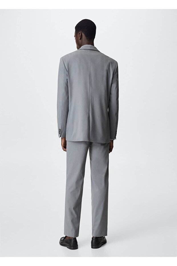 Relaxed Kesim Blazer Ceket - 4