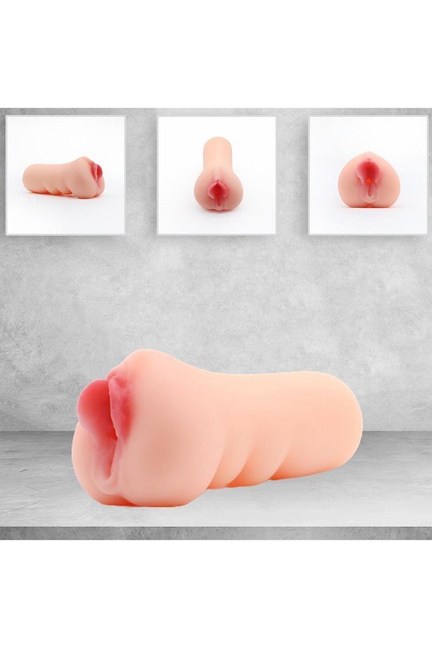 Mini El Tipi Gerçekçi Dokuda Kolay Saklanabilir Gerçekçi Cep Vajina Mastürbatörü - 2