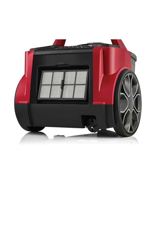 Clean Force Cyclone 890 W Filtreli Toz Torbasız Elektirikli Süpürge, 1.8l Toz Haznesi, Kırmızı - 2