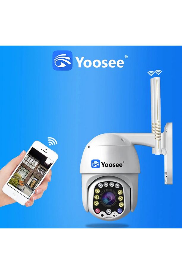 Wifi Ip Kamera 360+çift Anten+1080p Speed Dome Ptz 2mp 4x Zoom - 3