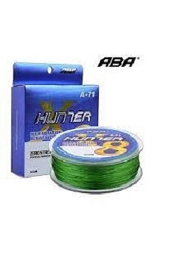 Aba Hunter X8 - 300 Meters 8 Layers Knitted Rope Fishing Line - Green Color