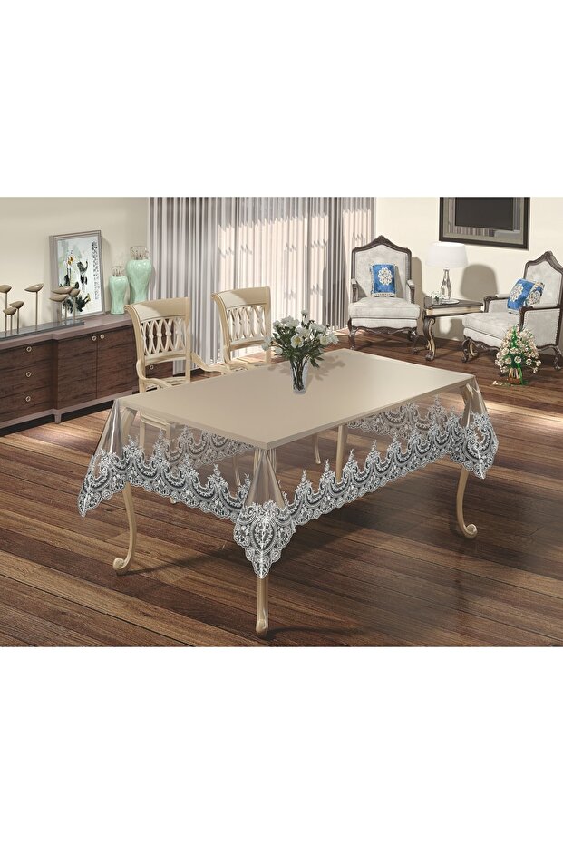 Silikon Danteli Masa Örtsü - 1