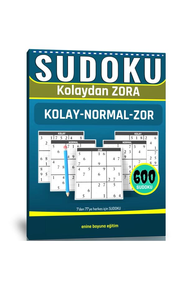 Kolaydan Zora Sudoku Kitabı - 1