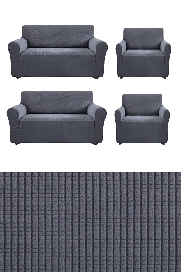 مرونة نسيج ليكرا Pitikar نمط أريكة، أريكة، غطاء سرير أريكة، مجموعة 3311 المرنة. - 1