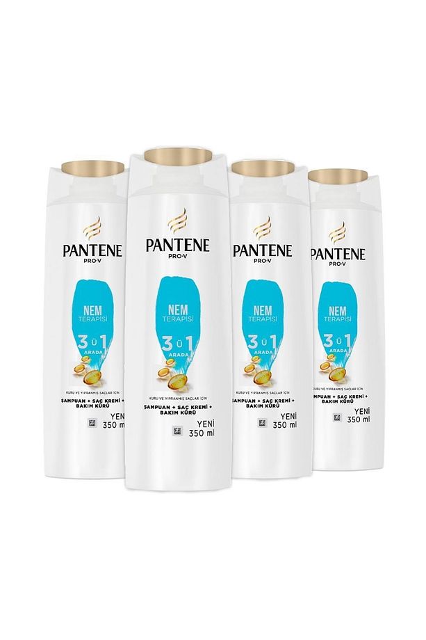 Şampuan Pro-v Nem Terapisi 3'ü 1 Arada 350 ml x 4 - 1