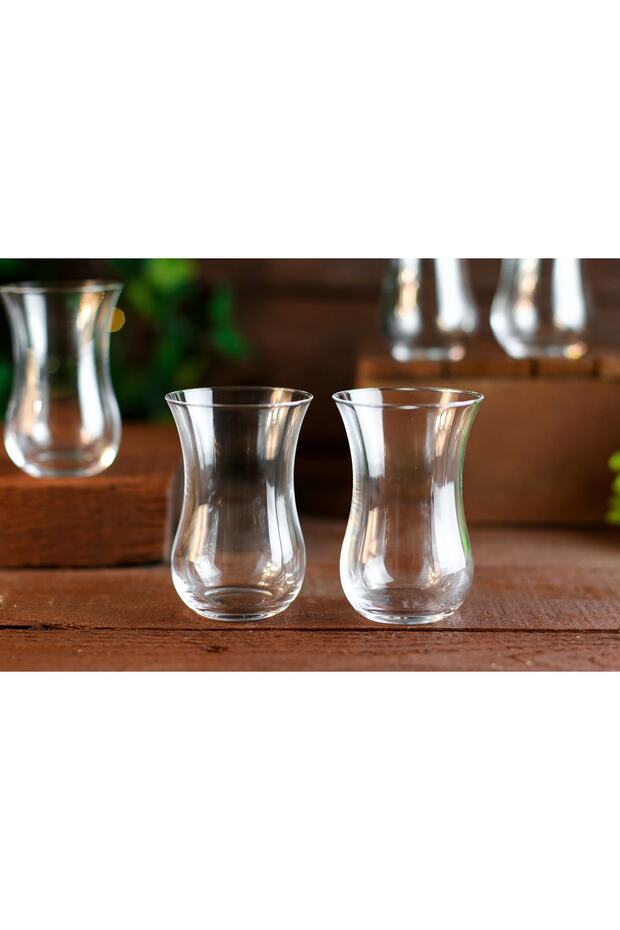 Bohemia Kristal 6'lı Klasik Çay Bardak Seti 190ml - 3