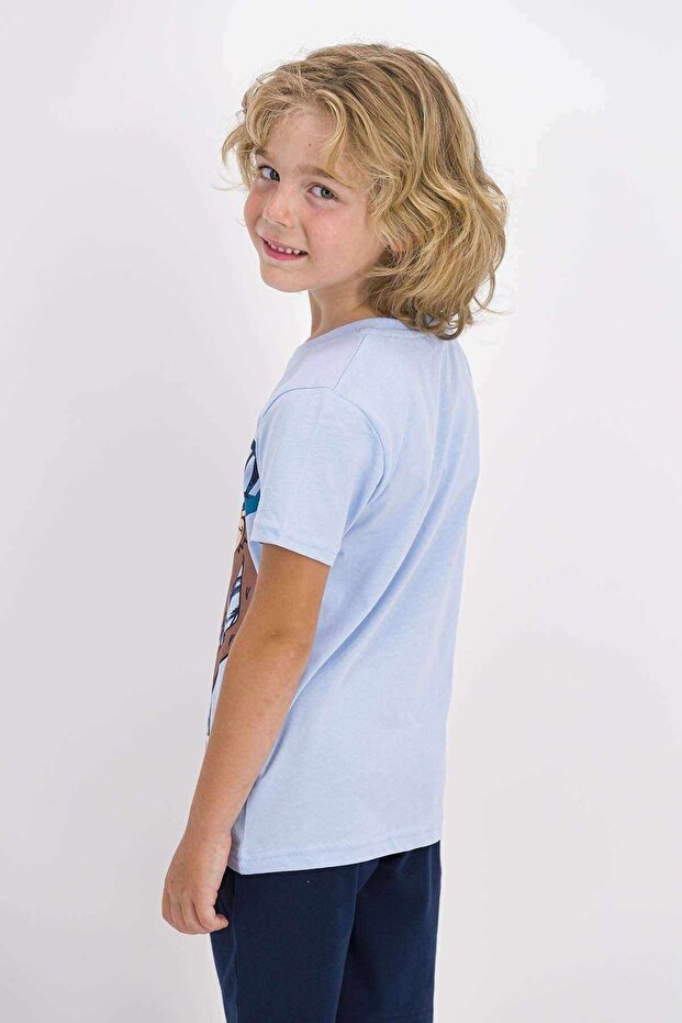 Dečački bermuda set, plavi - 3