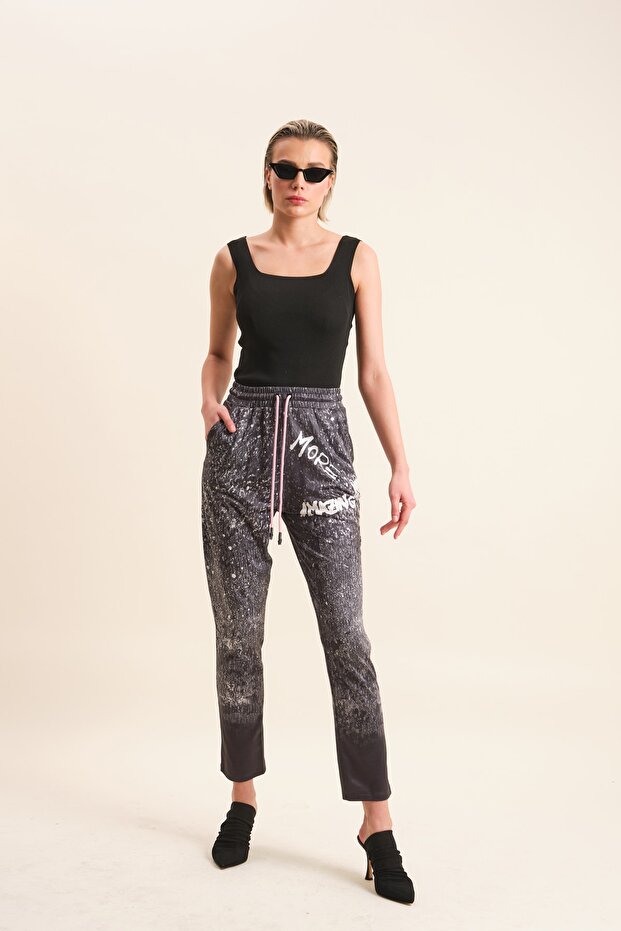 Baskılı Pantolon - 1