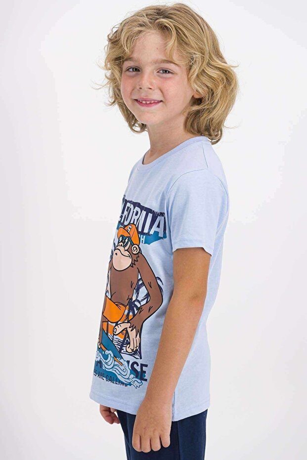 Dečački bermuda set, plavi - 2